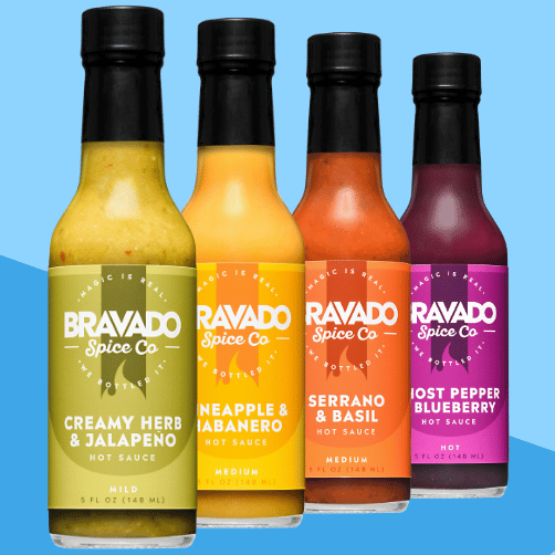 4-PACK HOT SAUCE SET