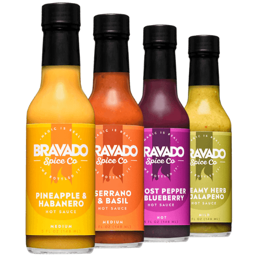4-Pack Hot Sauce Set - Bravado Spice