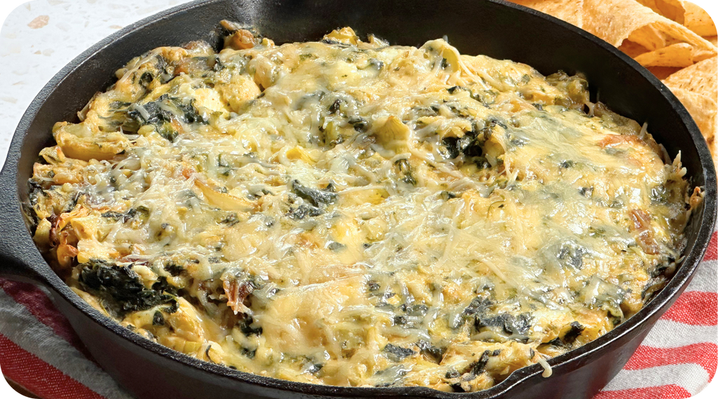 photo of spinach artichoke dip