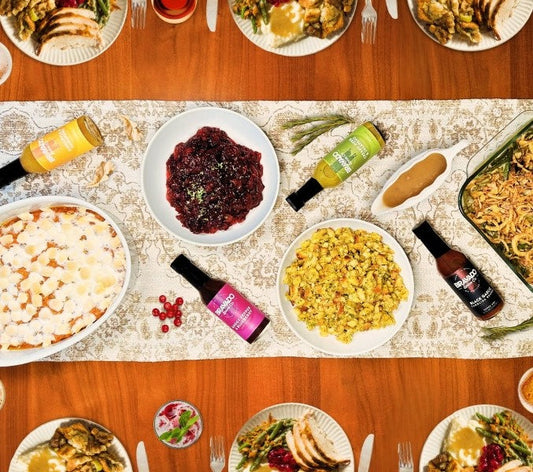 Valentine’s date night dinner recipes prepared with Bravado Spice Co.’s hot sauces, seasonings, and mixers.