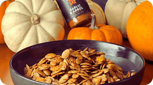 Sweet & Spicy Roasted Pumpkin Seeds