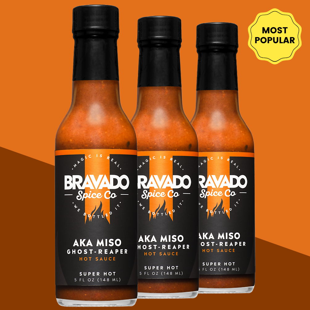 AKA Miso Sauce with Ghost Hot Pepper | Bravado Spice Co.