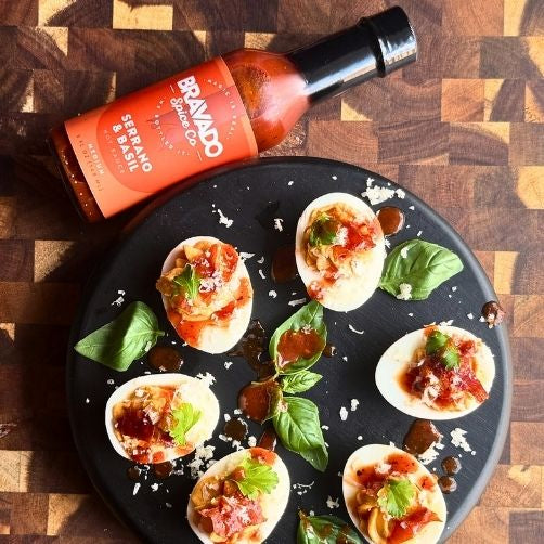 Serrano Basil Italian Hot Sauce | Bravado Spice