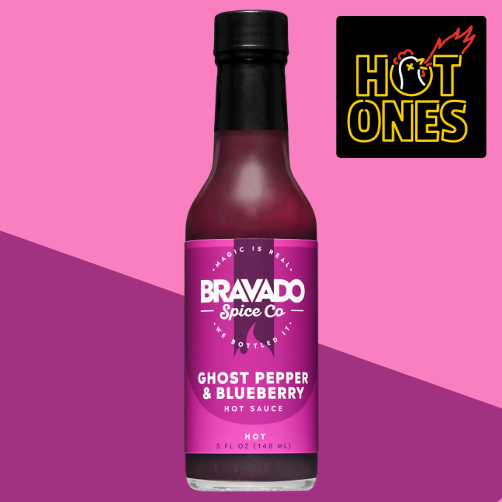GHOST PEPPER & BLUEBERRY HOT SAUCE - HOT ONES SEASON 3