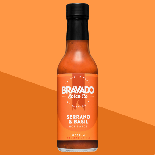 SERRANO & BASIL HOT SAUCE