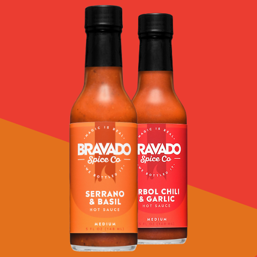 その他 Mano Brava p706p5g Serrano Basil Italian Hot Sauce | Bravado Spice