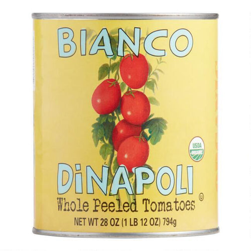 Bianco DiNapoli - Whole Peeled Tomatoes w/ Basil (28OZ)