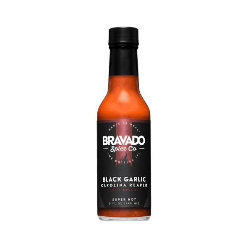 Black Garlic Carolina Reaper Hot Sauce - Bravado Spice