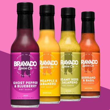 4-Pack Hot Sauce Set